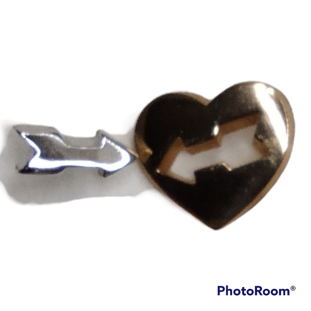 Avon Heart and Arrow pin set